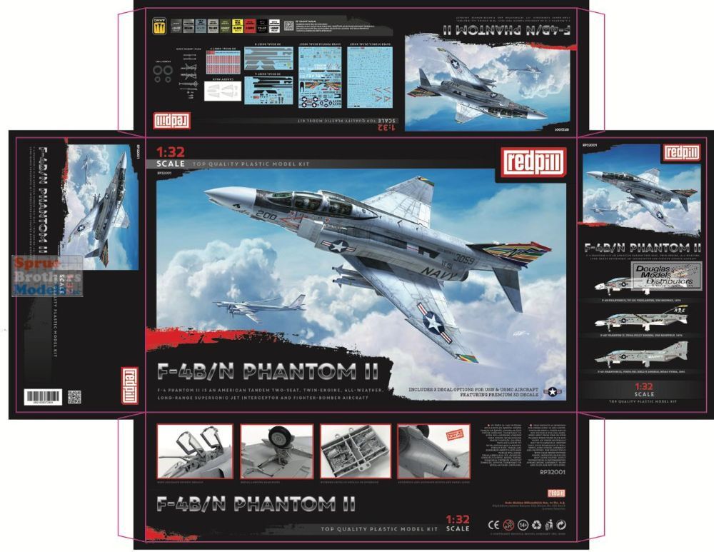 Redpill 32001PO MCDONNELL DOUGLAS F-4B/N PHANTOM II Redpill 32001PO MCDONNELL DOUGLAS F-4B/N PHANTOM II