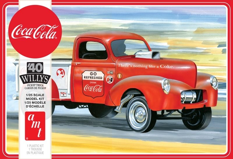 AMT 01145 Coca-Cola Willys Gasser Pickup 1940 AMT 01145 Coca-Cola Willys Gasser Pickup 1940