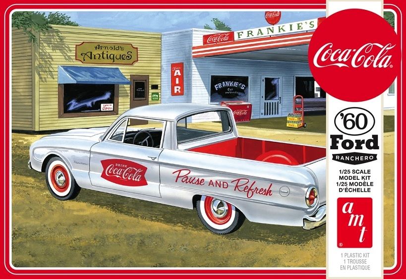 AMT 01189 1960 FORD RANCHERO WITH COKE CHEST Coca-Cola