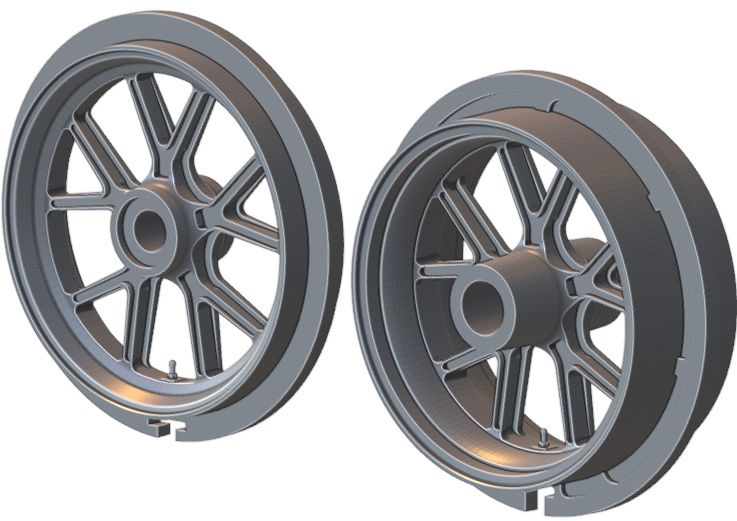 Fat Frog DE12119 Rims for YZR-M1 2007