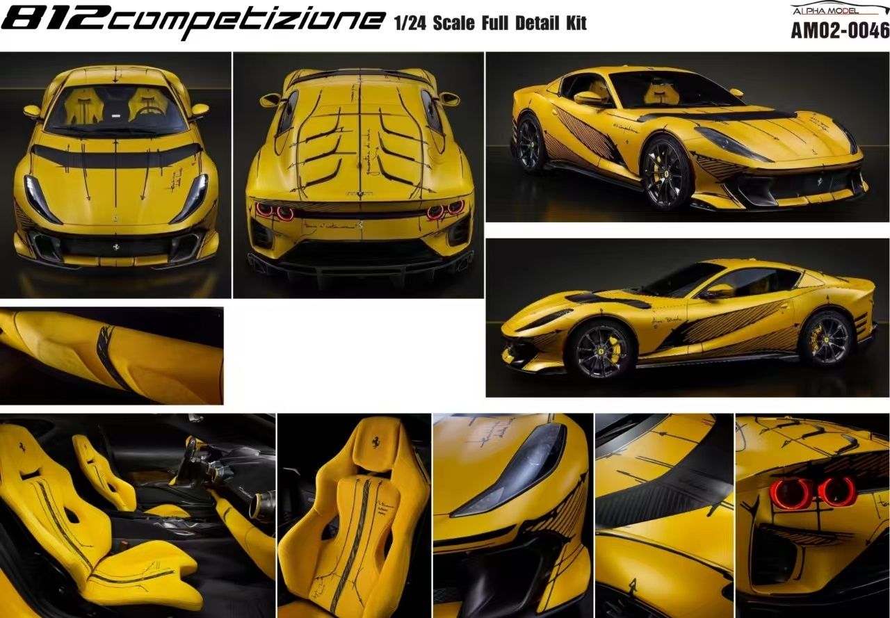 Alpha Model 02-0046 Ferrari 812 Competizione Alpha Model 02-0046 Ferrari 812 Competizione