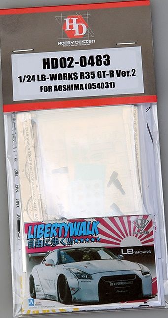 Hobby Design HD02-0483 LB-WORKS R35 GT-R VER.2