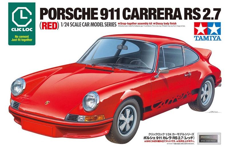 Tamiya 28104 PORSCHE 911 CARRERA RS 2.7 RED