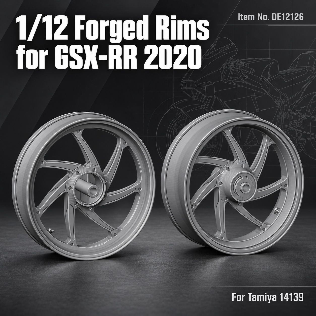 Fat Frog DE12126 Forged Rims for GSX-RR 2020
