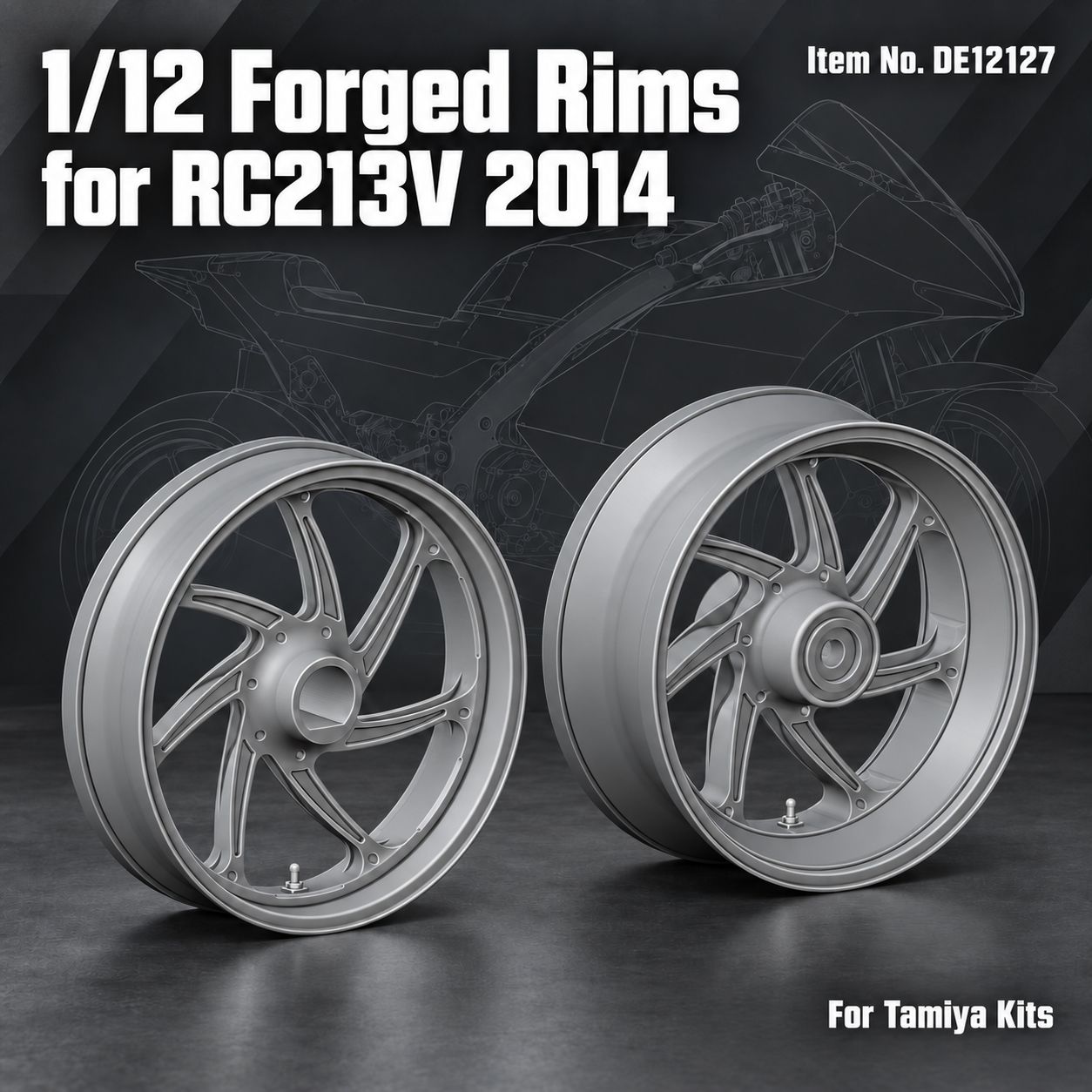 Fat Frog DE12127 Forged Rims for RC213V 2014