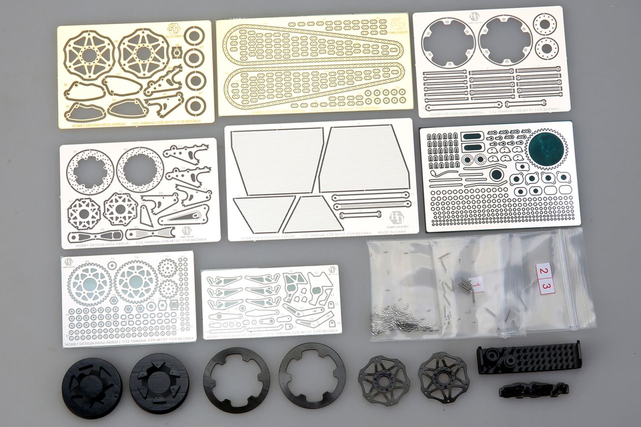 Hobby Design HD02-0495 Yamaha YZR-M1'2007 Detailing set for Beemax Hobby Design HD02-0495 Yamaha YZR-M1'2007 Detailing set for Beemax