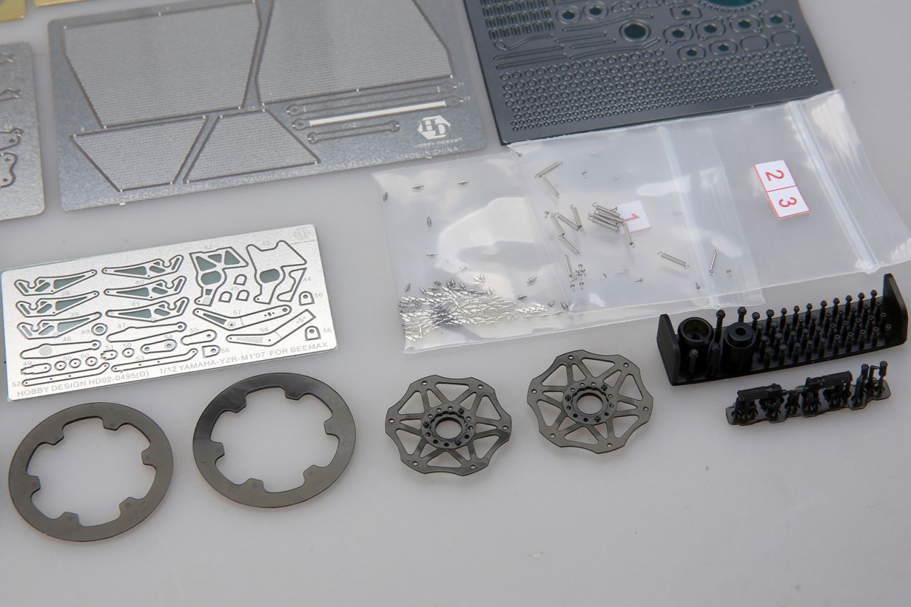 Hobby Design HD02-0495 Yamaha YZR-M1'2007 Detailing set for Beemax Hobby Design HD02-0495 Yamaha YZR-M1'2007 Detailing set for Beemax