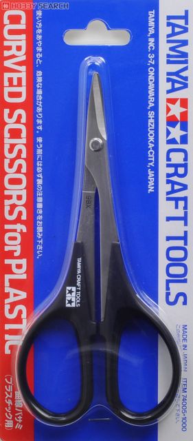Tamiya 74005 Curved Scissors For Plastic